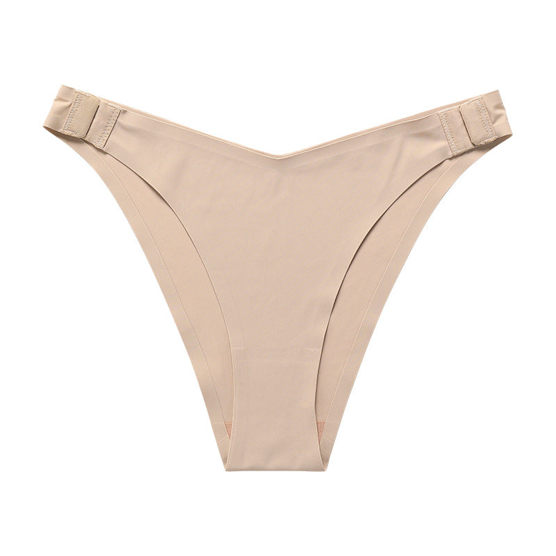 Sleek V-Shaped Briefs with Side Clasps Panties