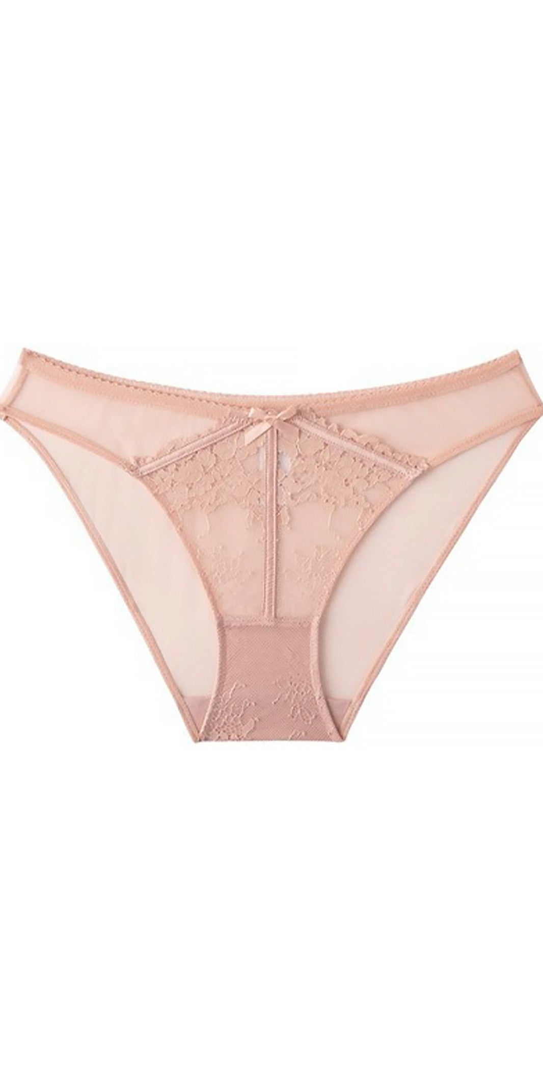 French Sexy Ultra-thin Lace Hollow Embroidered Mesh Triangle Panties
