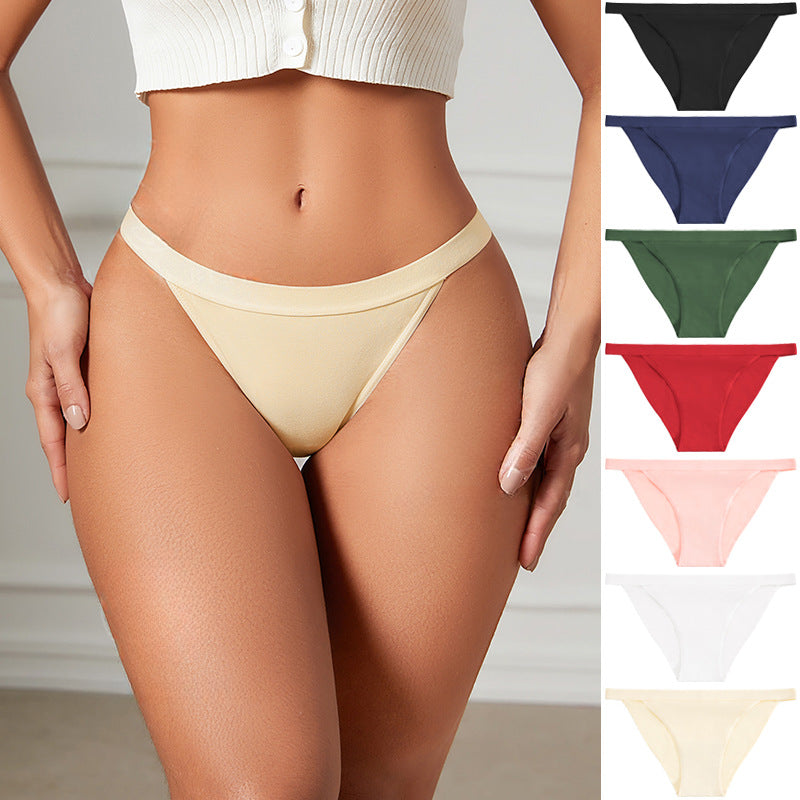 Webbing Splicing Thin Sports Triangle Panties