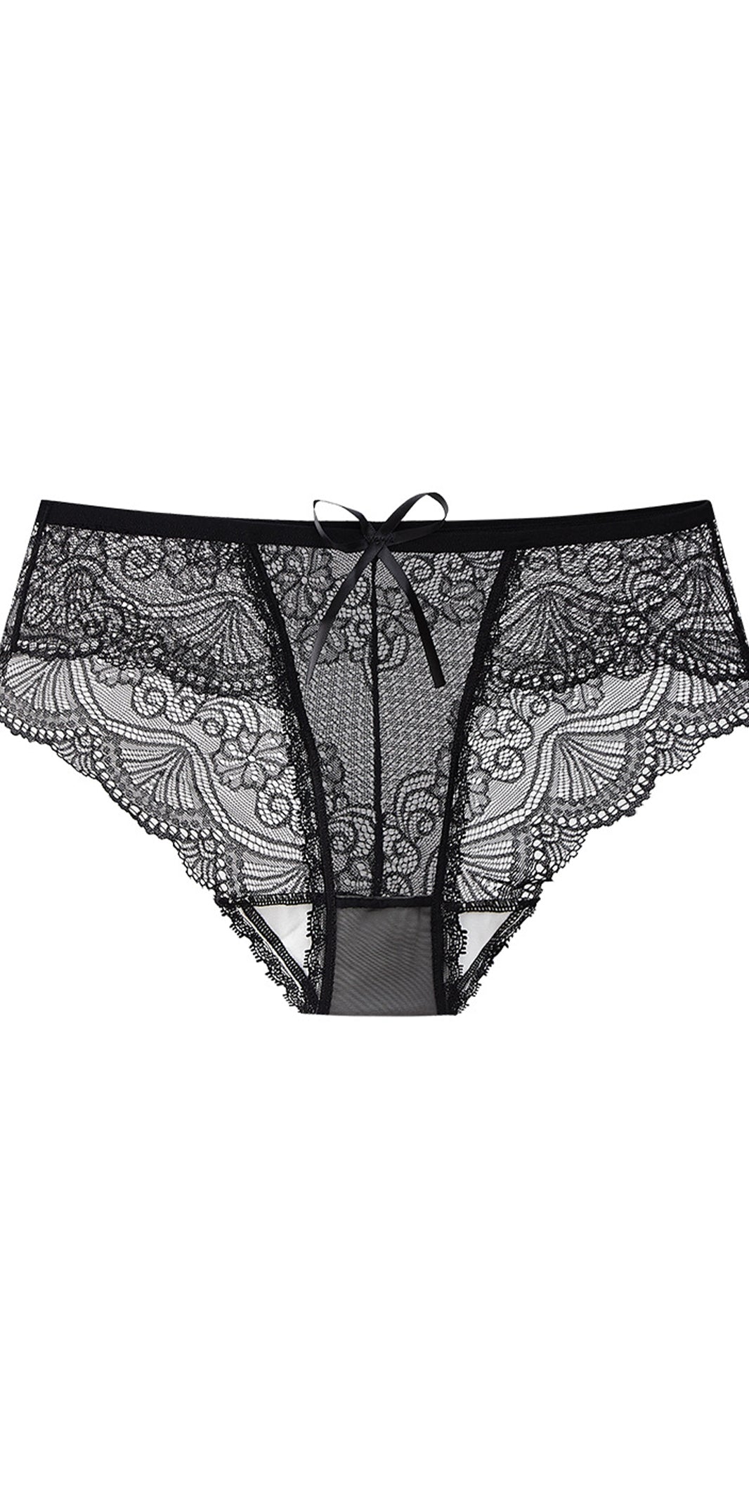 Sexy Lace Mid-rise Mesh Panties