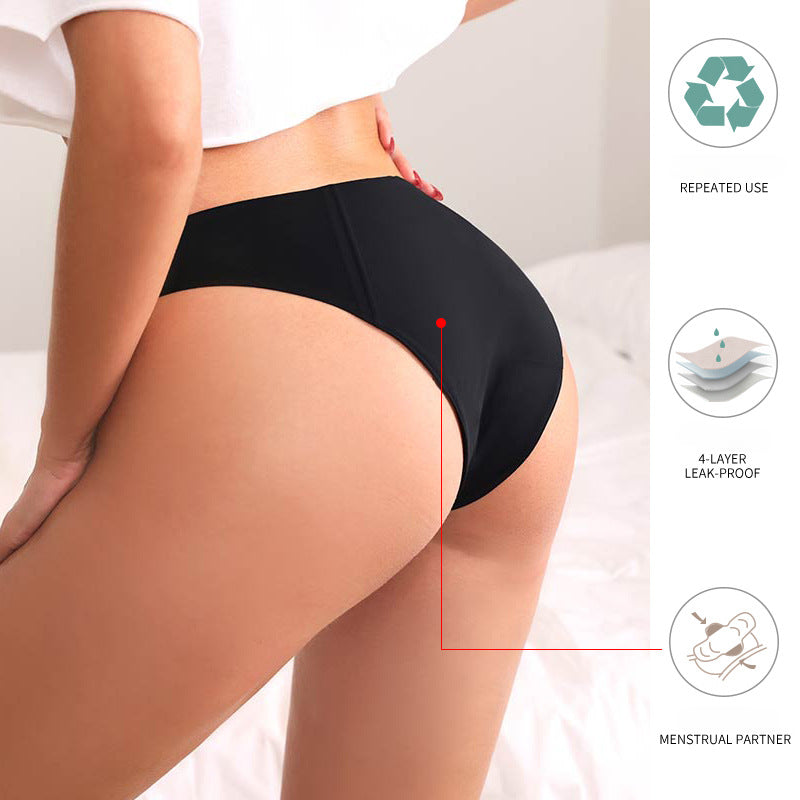 4-Layer Leak Proof Low Waisted Menstrual Panties