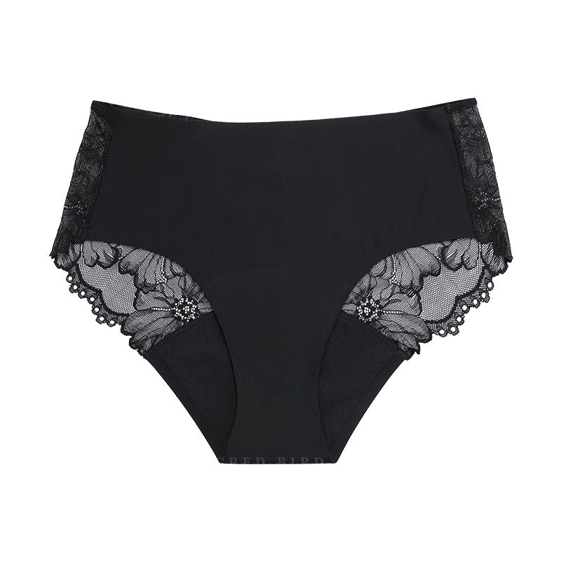 Lace Edge Sexy Seduction Four Layers Leak-proof Period Physiological Panties
