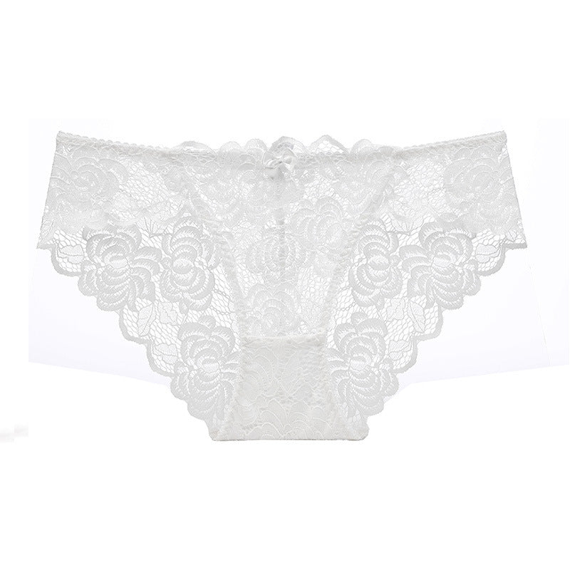Sexy Ultra-thin See-through Lace Triangle Panties