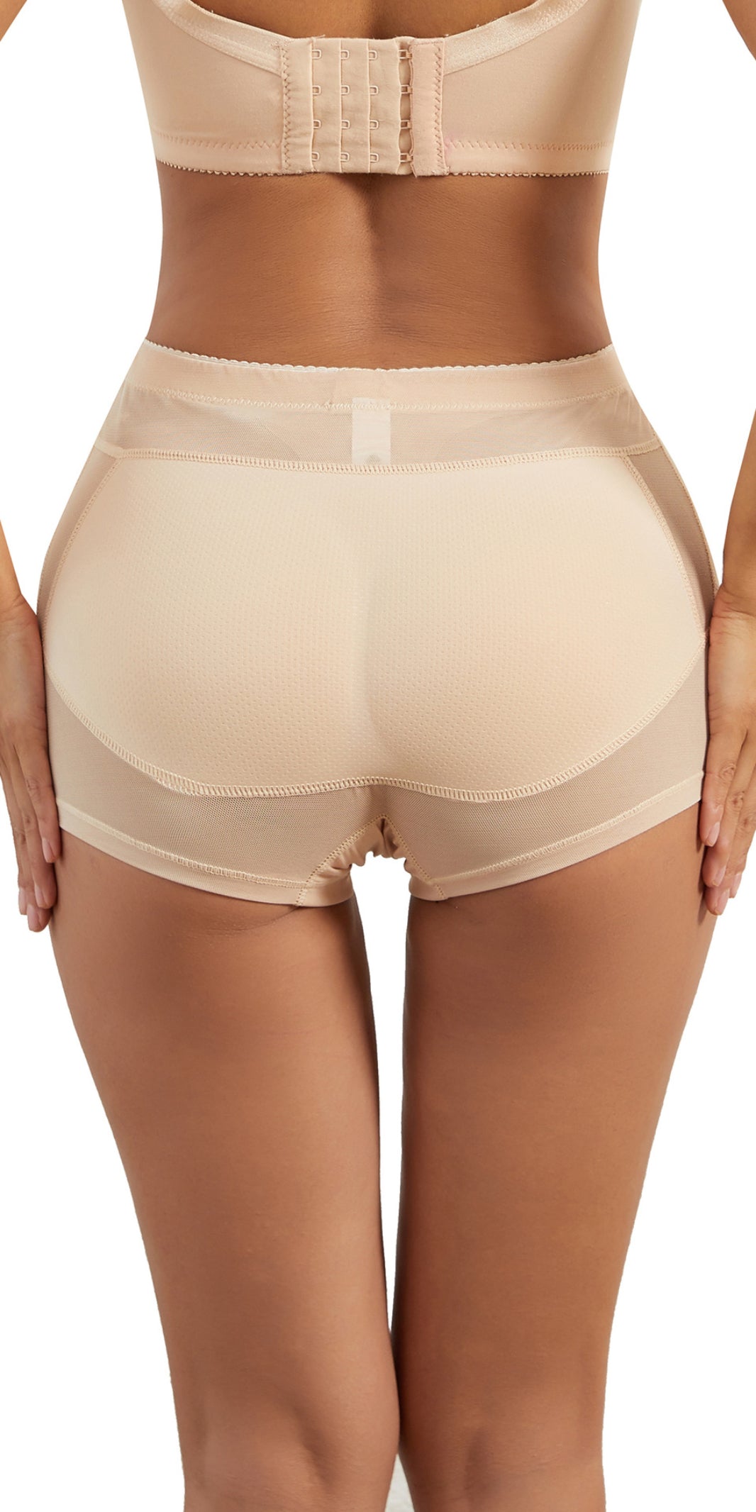 Body Shaping Tummy Lifting Shapewear Sponge Padded Buttock Enhancement Bottom Panties