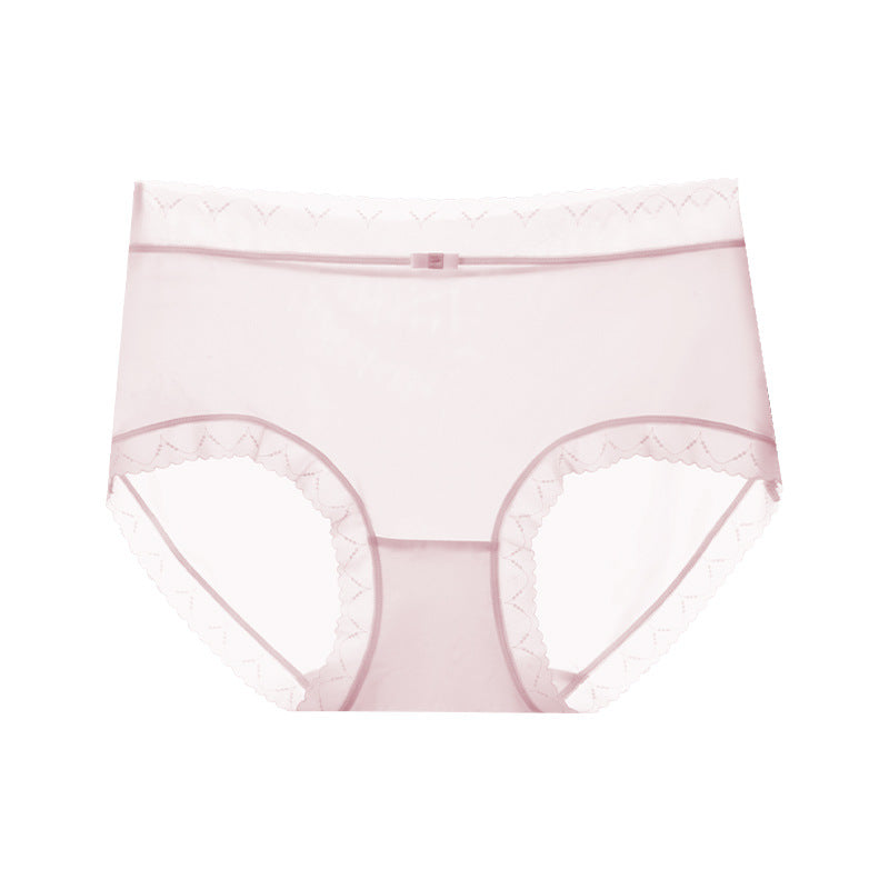 Ultra-thin Ice Silk Mid-rise Triangle Panties