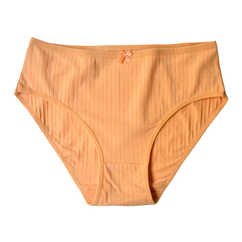 Plus Size High Waisted Cotton Triangle Panties