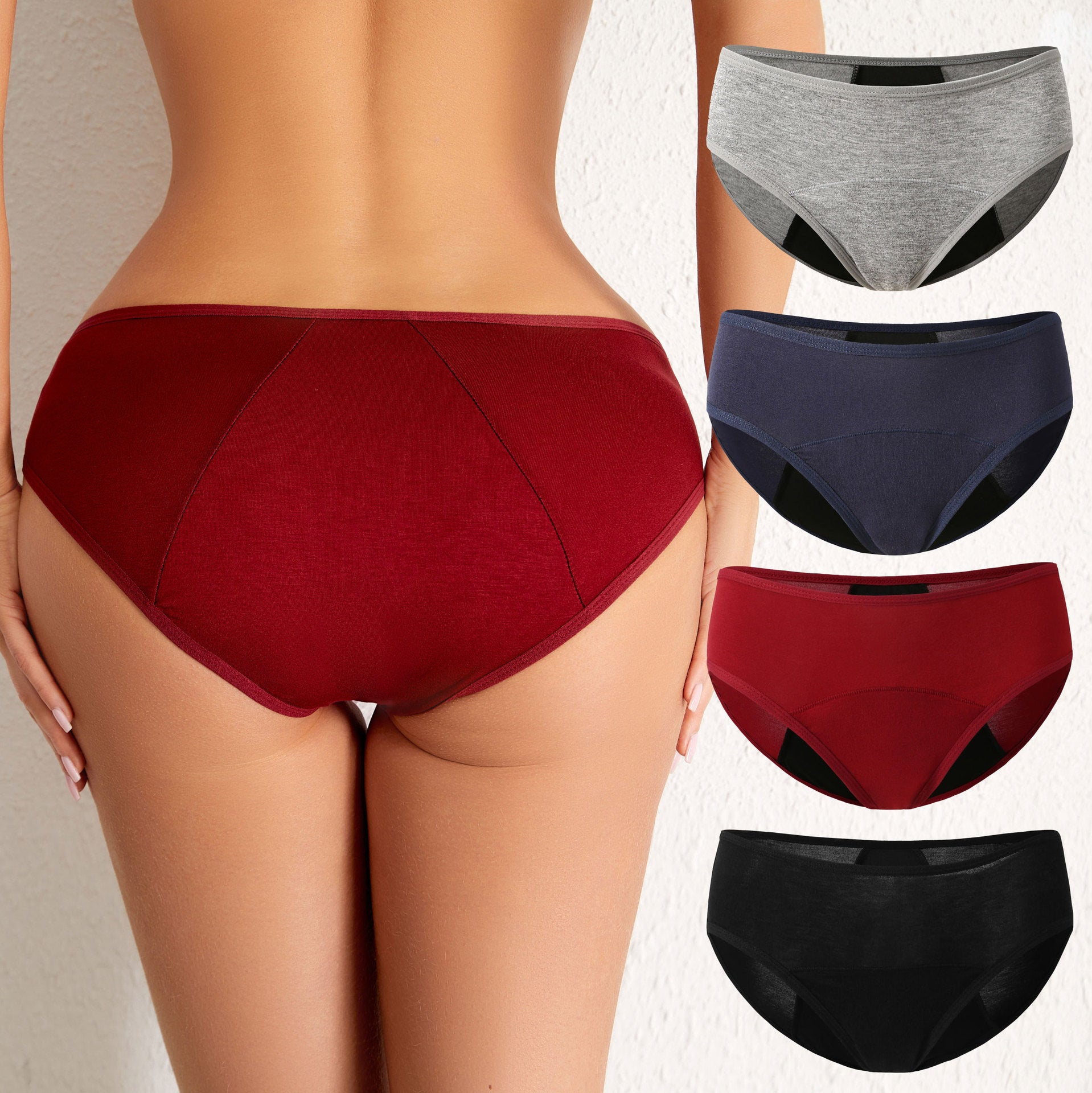 Sexy Mid-rise Leak-proof Menstrual Panties