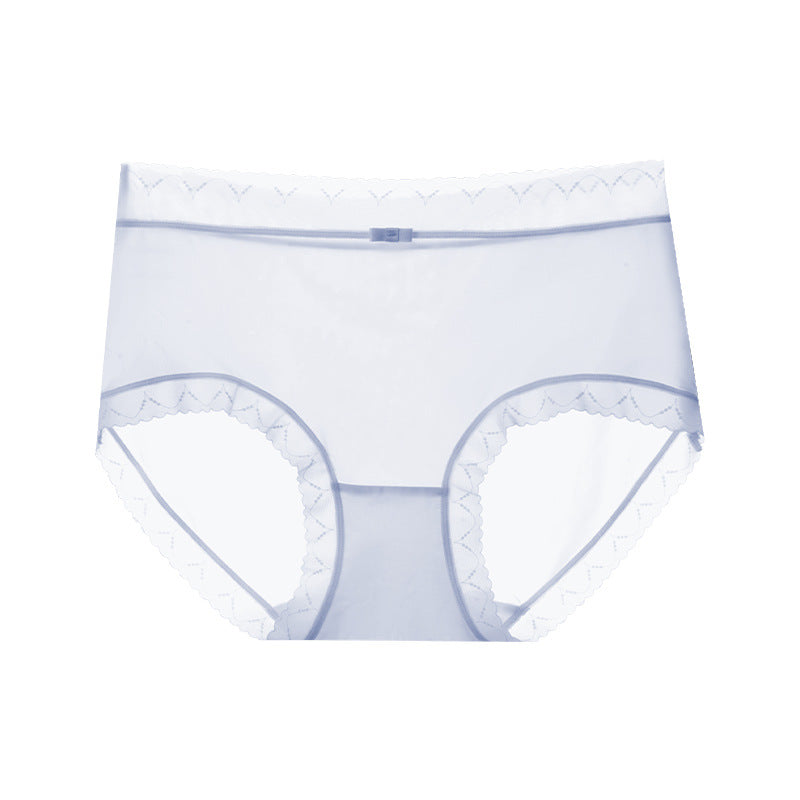 Ultra-thin Ice Silk Mid-rise Triangle Panties