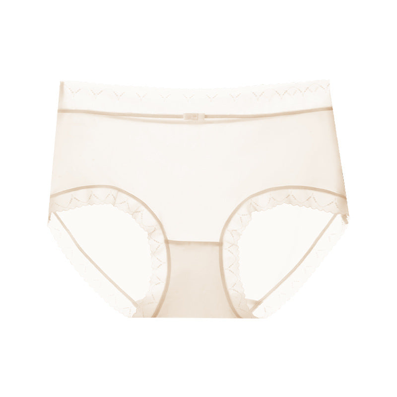 Ultra-thin Ice Silk Mid-rise Triangle Panties