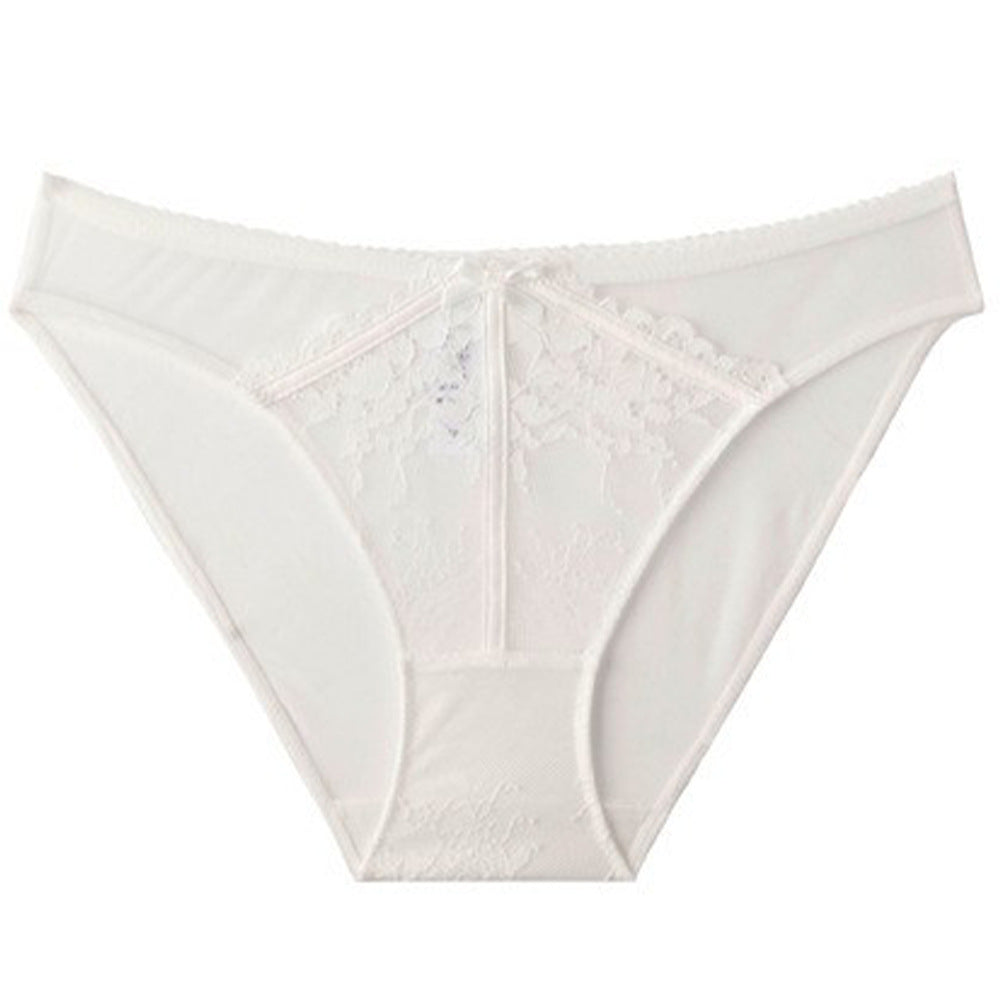 French Sexy Ultra-thin Lace Hollow Embroidered Mesh Triangle Panties