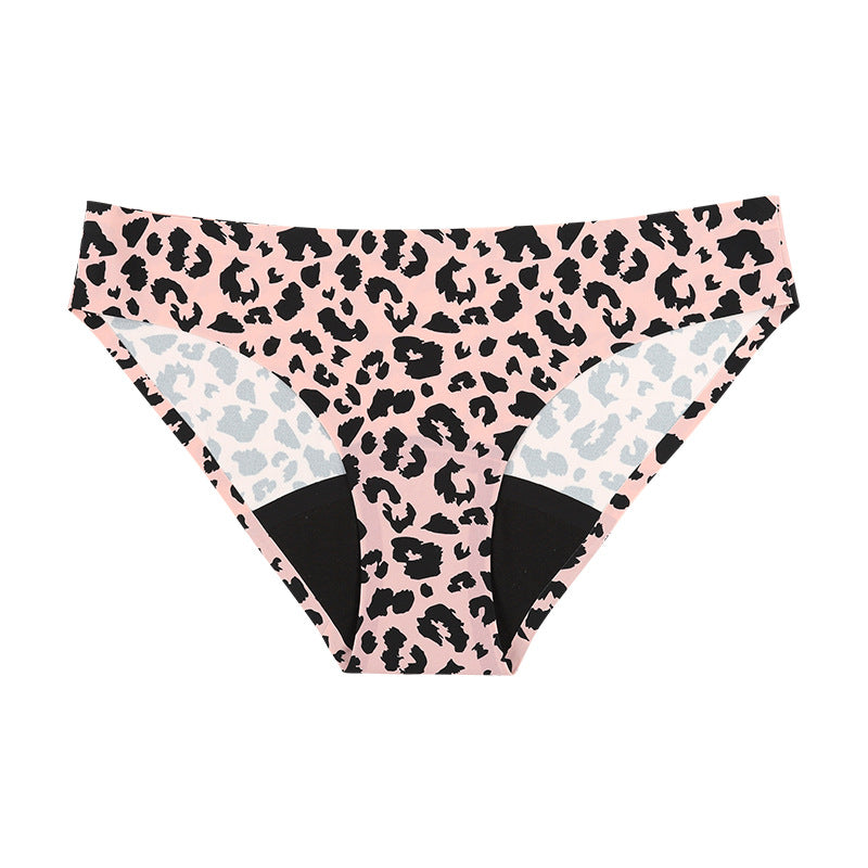 Stylish Leopard Print Low-Rise Physiological Panties