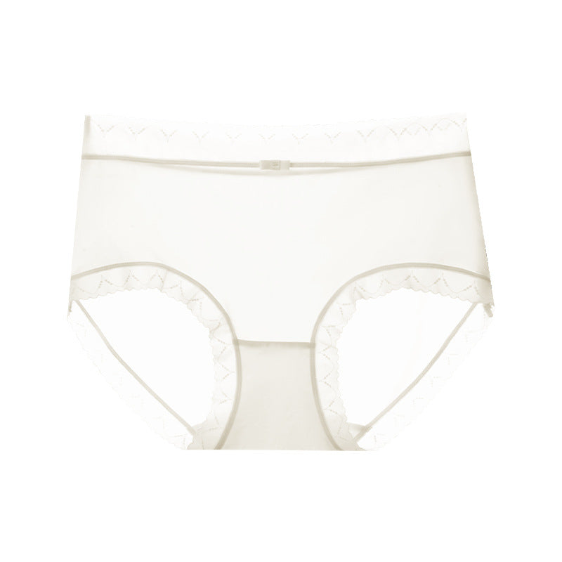 Ultra-thin Ice Silk Mid-rise Triangle Panties