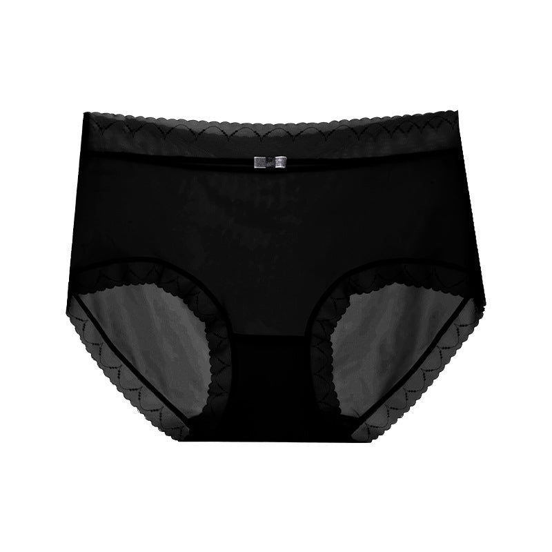 Ultra-thin Ice Silk Mid-rise Triangle Panties