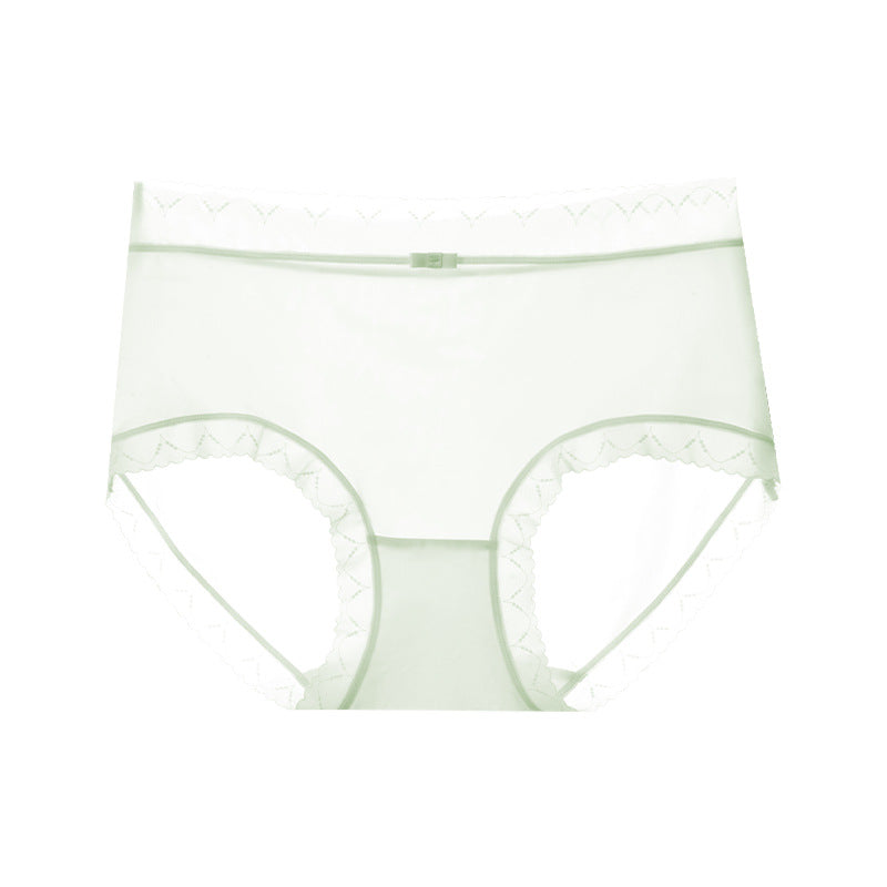 Ultra-thin Ice Silk Mid-rise Triangle Panties