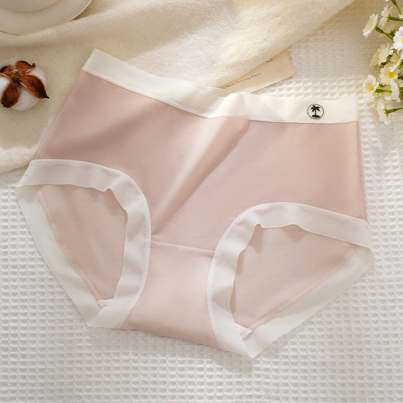 Ice Silk Seamless Nude Midriff Panties