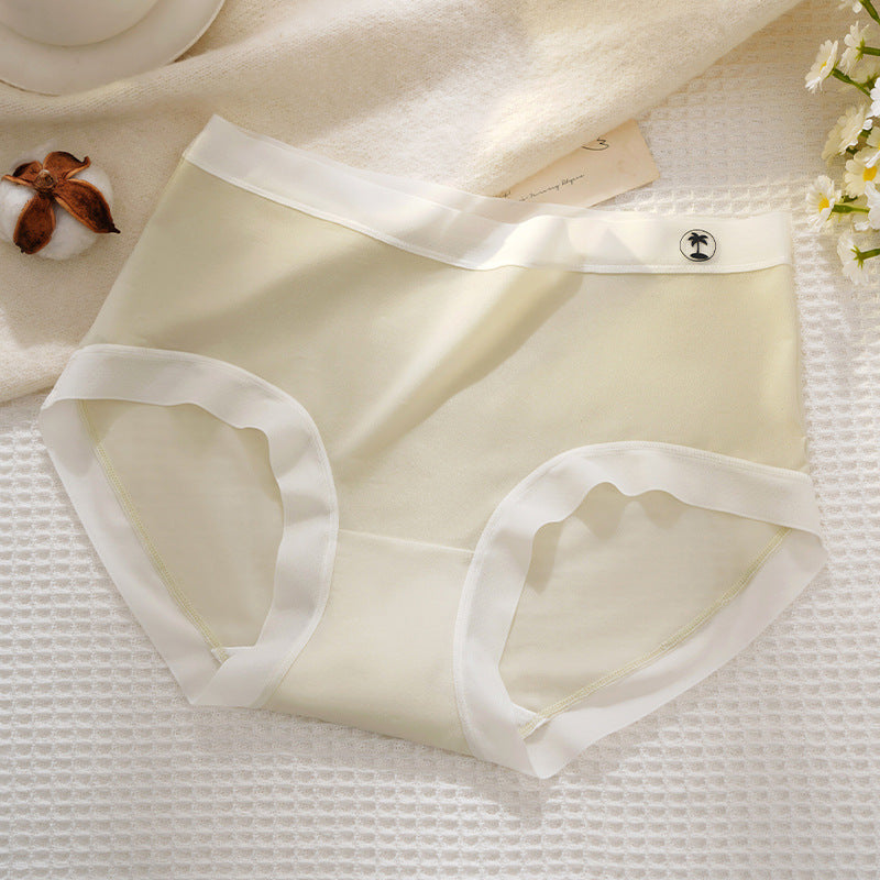 Ice Silk Seamless Nude Midriff Panties