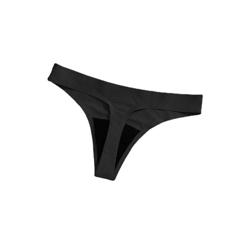 Non-marking Sexy Low Waist Four Layers Anti-Leakage Thong Physiological Panties
