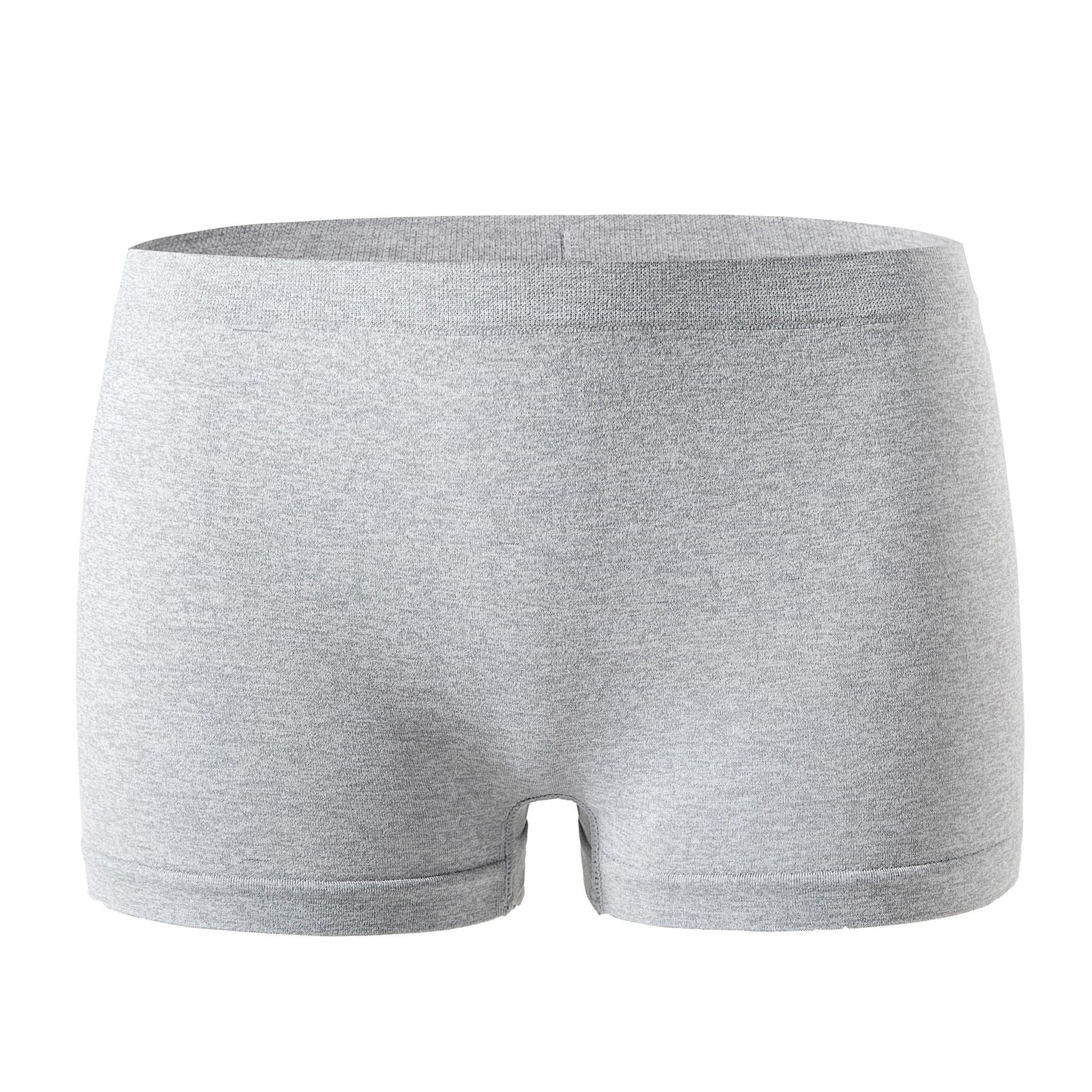 Non-marking Breathable Boxer Briefs High Elastic Mid-Rise Sports Bottom Panties