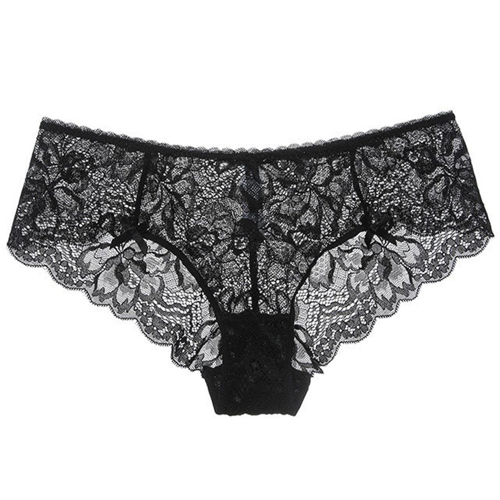 Sexy Lace Panties Ultra Thin Temptation Hip Wrap Low Waisted Triangle Pants