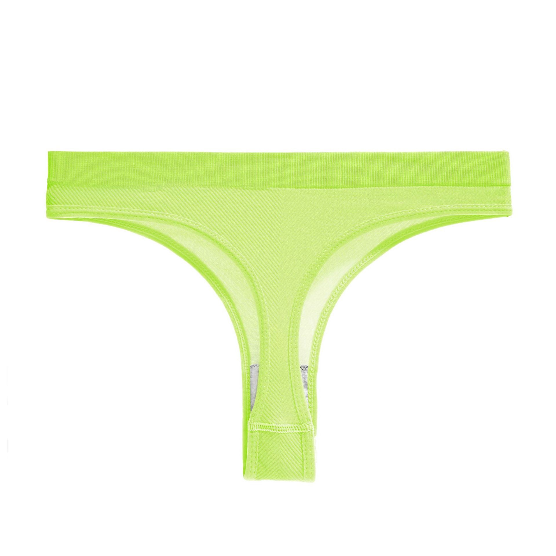 Plus Size Sexy Panties Sports Thongs Threaded Solid Color Panties