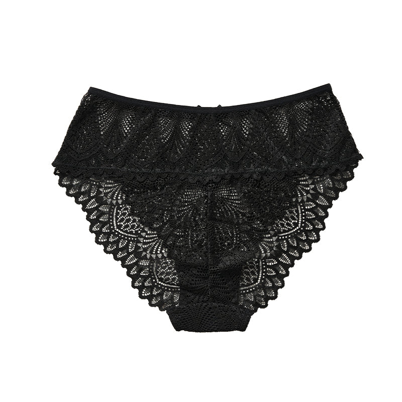 Lace Low Waist Bow Decoration Sexy Hipster Panties